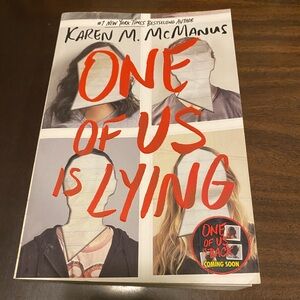 One of Us is Lying Novel by Karen M. McManus Trade Paperback